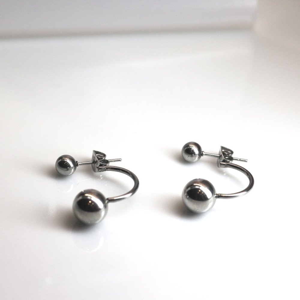 Earrings / 100% high-quality stainless steel / hypoallergenic and waterproof - Picture 4 of 5